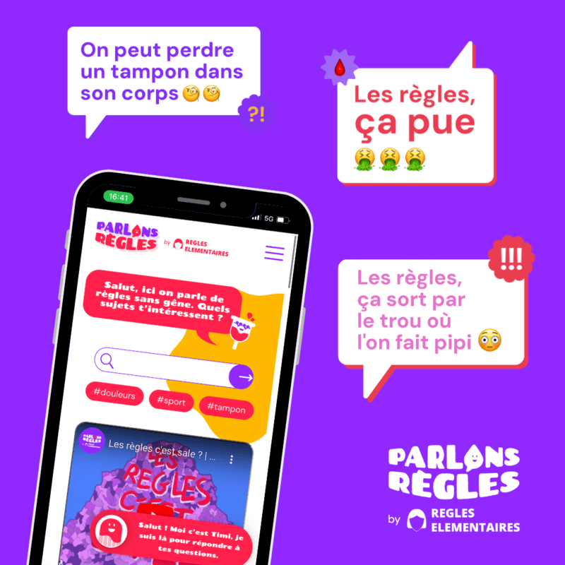 "Parlons Règles": the platform revolutionizing menstrual education for young people! update