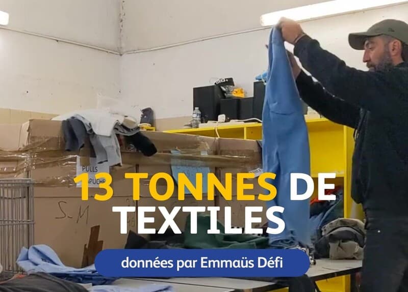 13 tonnes of donations redistributed for solidarity initiatives! update