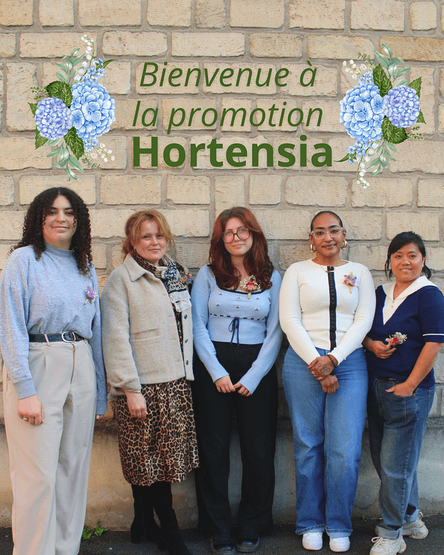 Bienvenue à la promotion Hortensia update