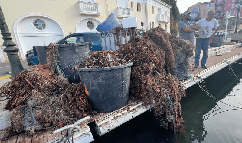 Mission Cap Ferrat : 17 filets fantômes retirés ! update