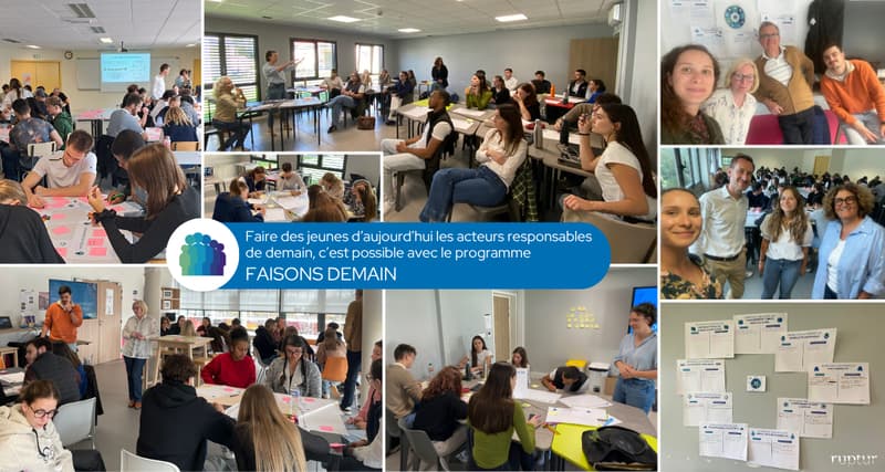 Quelques nouvelles de notre programme Faisons Demain qui a fait sa rentrée 2025-2026 en beauté ! update
