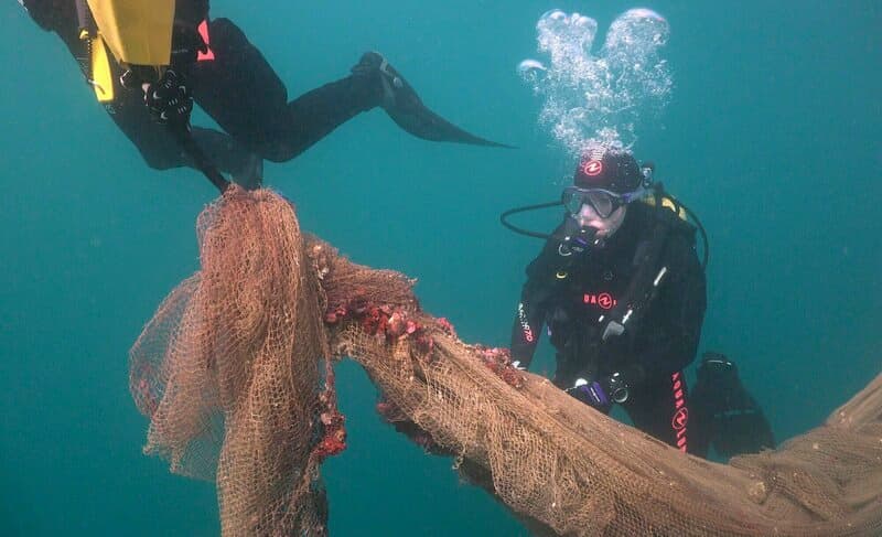 + 1 tonne of waste de-polluted in the Mediterranean Sea! update