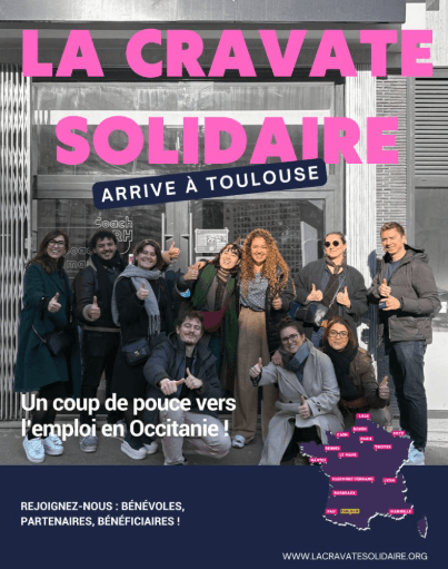 Launch of La Cravate Solidaire in Toulouse update
