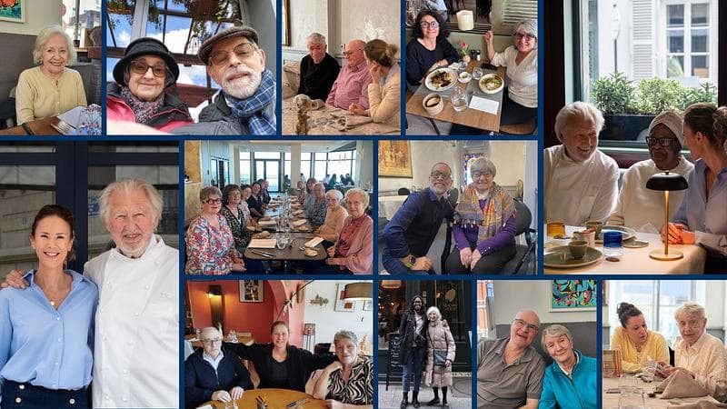 Quelques nouvelles de nos joyeuses tablées au restaurant rassemblant aînés et aidants. update