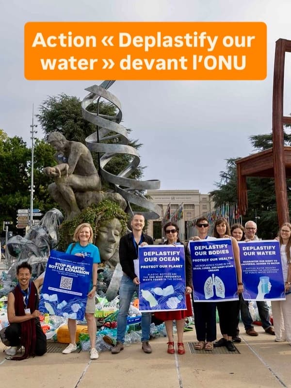 130 ONGs ont rejoint notre appel à déplastifier l'eau update