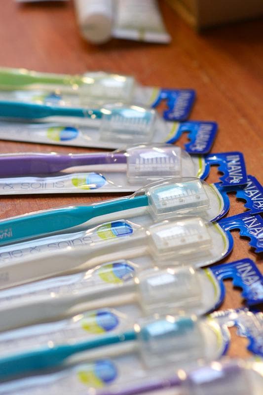 Impact image for recycled and distributed hygiene products